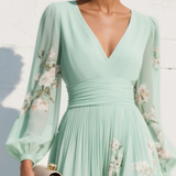 Odelia | Jurk met Bloemenprint
