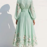 Odelia | Jurk met Bloemenprint