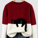 Luna™ | Hoodie met kattenprint