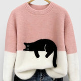 Luna™ | Hoodie met kattenprint