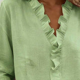 Lotte - Blouse met V-hals