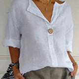 Luna | Casual V-Hals Blouse