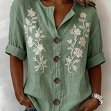 Nora – Top met knoopsluiting