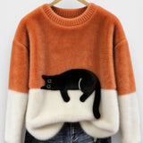 Luna™ | Hoodie met kattenprint