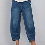 Bente | Katoenen Denim Broek
