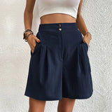 Chelsie | High-Waist Comfortabele Shorts