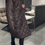 Dana | Dubbelzijdige gewatteerde jas met luipaardvoering