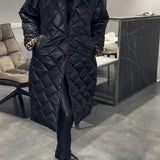 Dana | Dubbelzijdige gewatteerde jas met luipaardvoering