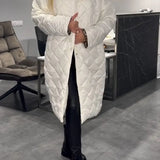 Dana | Dubbelzijdige gewatteerde jas met luipaardvoering