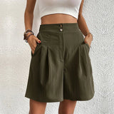 Chelsie | High-Waist Comfortabele Shorts
