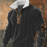 Dennis - Stijlvolle Trui met Warme Fleecekraag