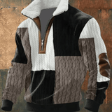 Dennis - Stijlvolle Trui met Warme Fleecekraag