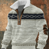 Dennis - Stijlvolle Trui met Warme Fleecekraag