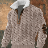 Dennis - Stijlvolle Trui met Warme Fleecekraag