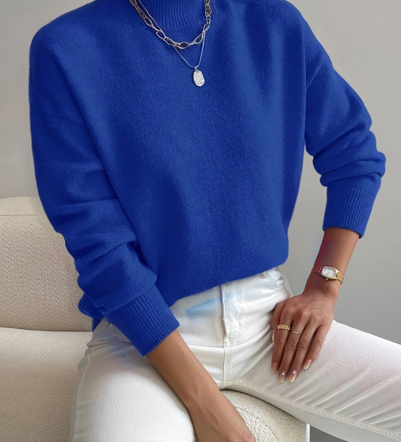 Yvonne | Luxe Coltrui in Zachte Knit