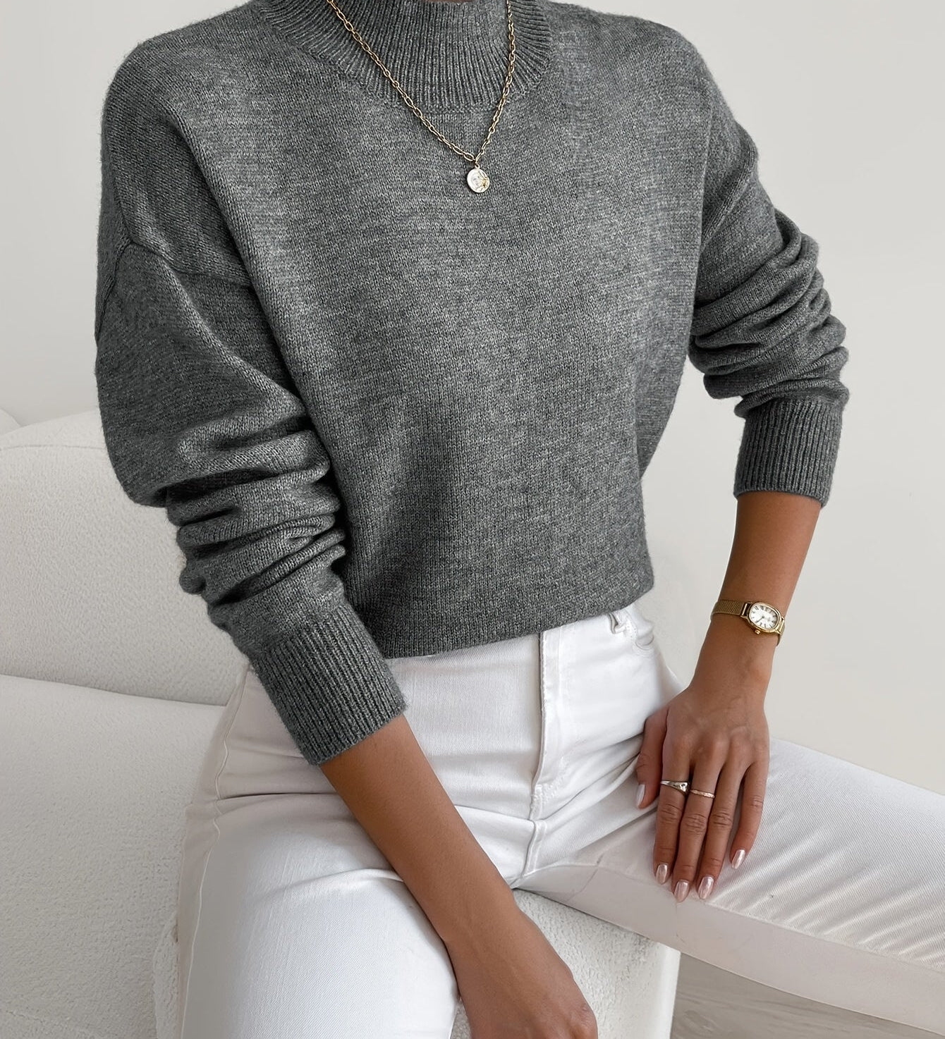 Yvonne | Luxe Coltrui in Zachte Knit