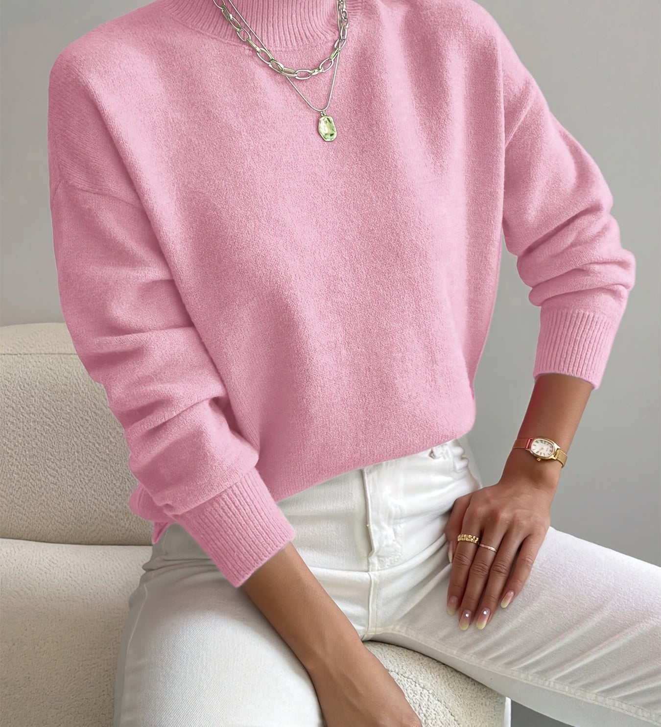 Yvonne | Luxe Coltrui in Zachte Knit
