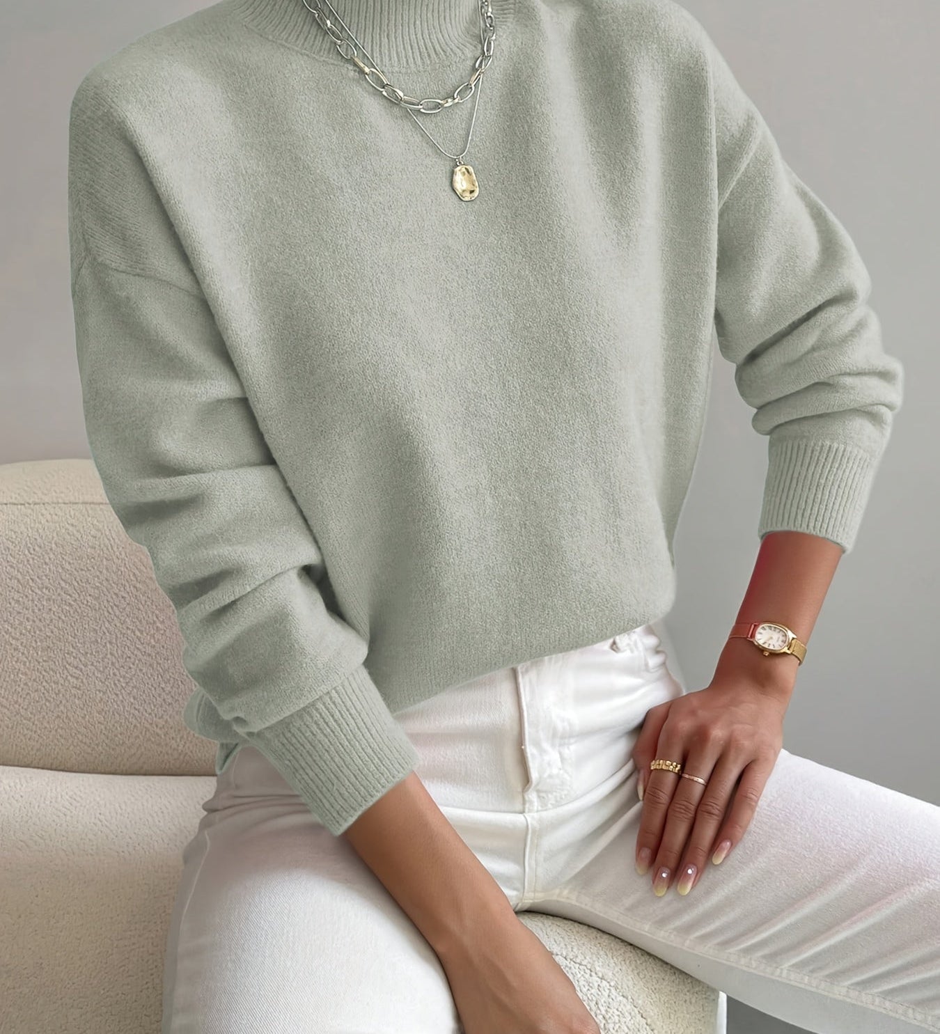 Yvonne | Luxe Coltrui in Zachte Knit