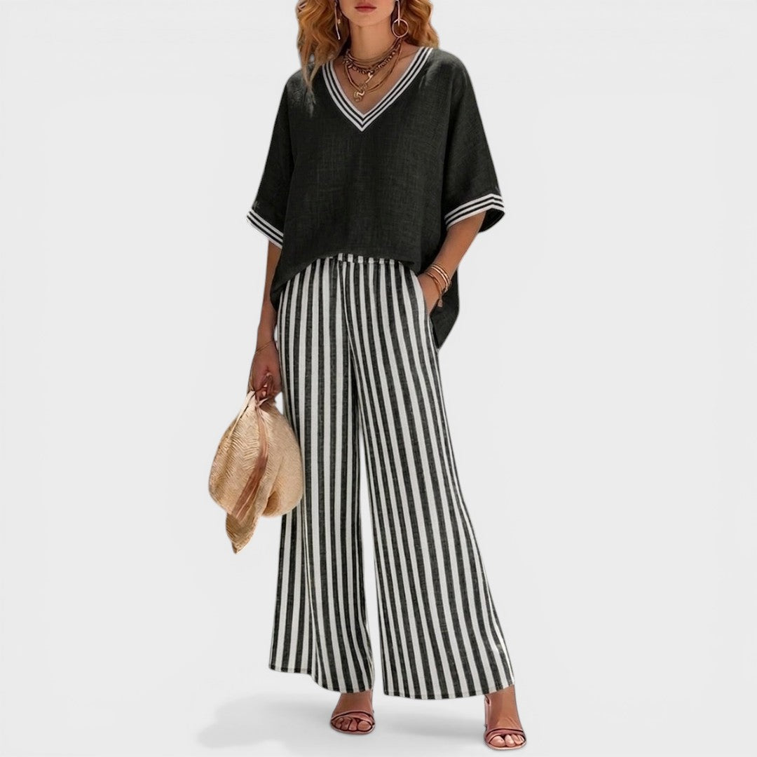 Ana | Luxe Set met Strepen