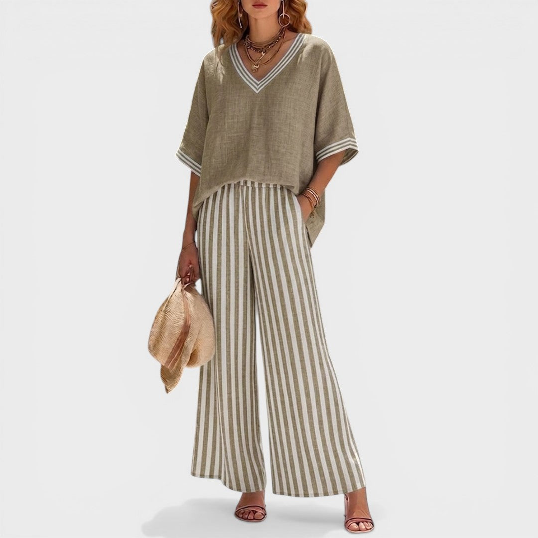 Ana | Luxe Set met Strepen
