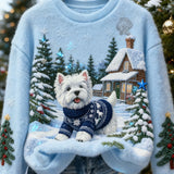 Lucia - Retro Dames Flanellen Casual Top