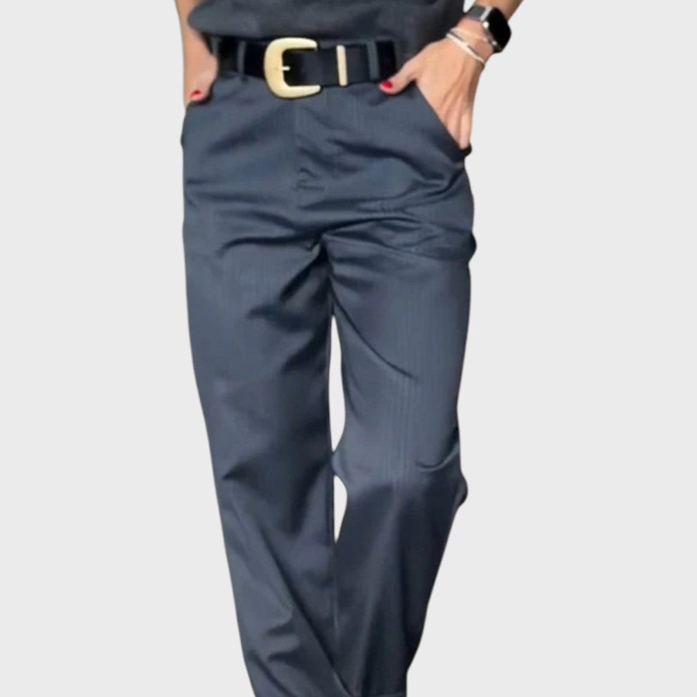 Greta | Gestreepte Pantalon